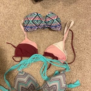 Variety small swim tops $5/$25💜
